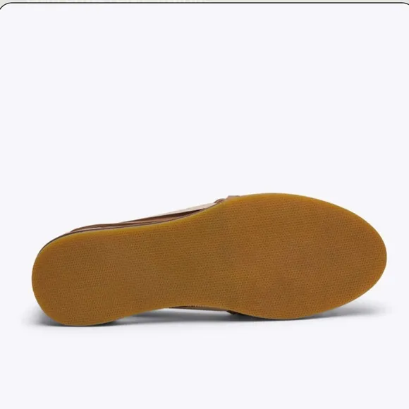 NEW IN BOX Nisolo Women’s Huarache Sandal in Bone/Almond Colorblock, Size 8
