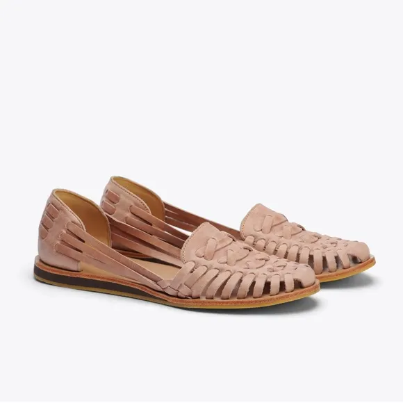 NEW IN BOX Nisolo Women’s Huarache Sandal in Desert Rose, Size 8