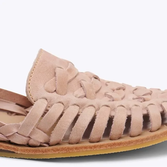 NEW IN BOX Nisolo Women’s Huarache Sandal in Desert Rose, Size 8
