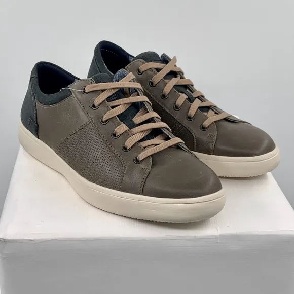 🌹New Listing🌹NWT Rockport Colle Men’s Brown Leather Lace-To-Toe Sneaker Shoes