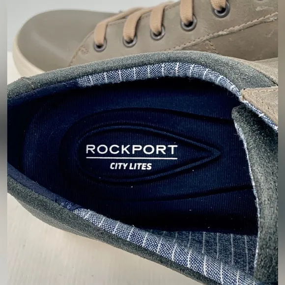 🌹New Listing🌹NWT Rockport Colle Men’s Brown Leather Lace-To-Toe Sneaker Shoes