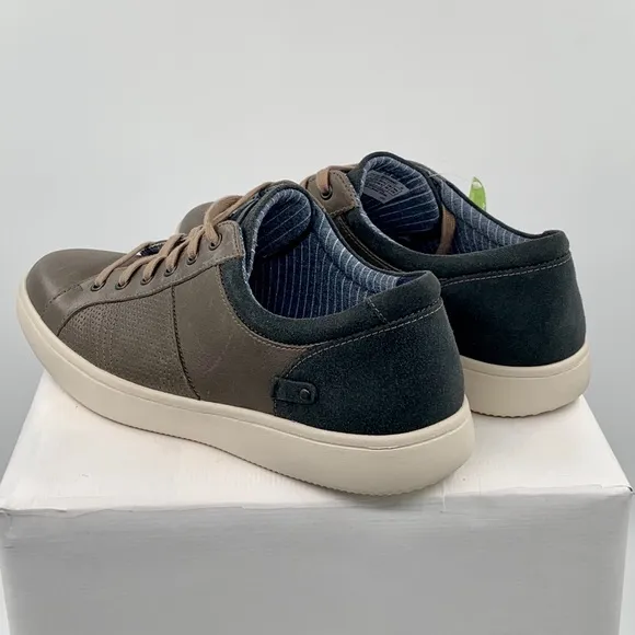 🌹New Listing🌹NWT Rockport Colle Men’s Brown Leather Lace-To-Toe Sneaker Shoes