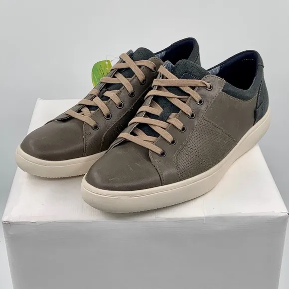 🌹New Listing🌹NWT Rockport Colle Men’s Brown Leather Lace-To-Toe Sneaker Shoes