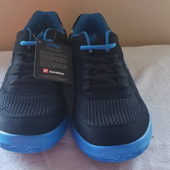 New Lotto Black Blue Moon Sneakers. Men 11