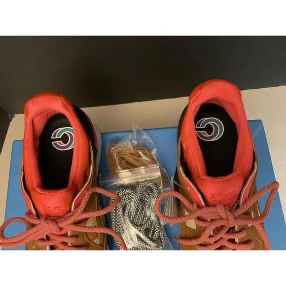 New! Mens Asics x Concepts Gel Lyte V Coral/Chestnut Athletic Shoes. Size 8.