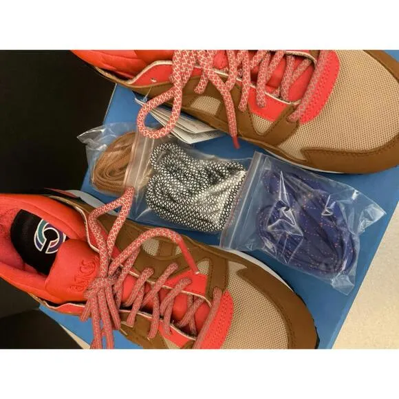 New! Mens Asics x Concepts Gel Lyte V Coral/Chestnut Athletic Shoes. Size 8.