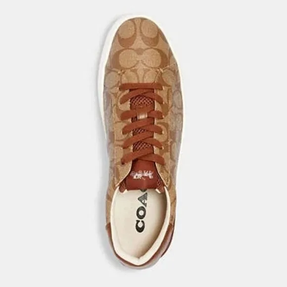 New  Men's COACH Lowline Signature Low Top Size 9