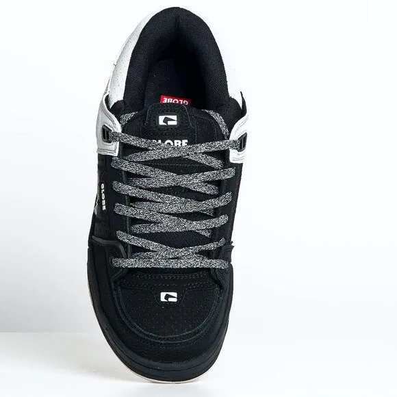 NEW MEN'S GLOBE SHOES SIZE 9.5 MENS SKATE SHOES GLOBE FUSION BLACK ALLOY CHUNKY
