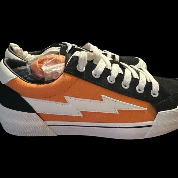 New, Men’s Revenge x Storm Orange Black Vol. 2 Low Top Mens. US 7