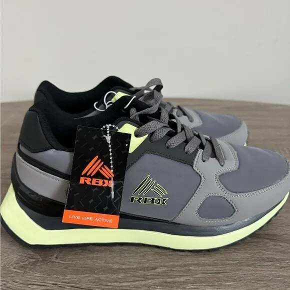 New Mens REEBOKRUGGED RUNNER SHOES LOW Size 9 GREEN/GRAY Color