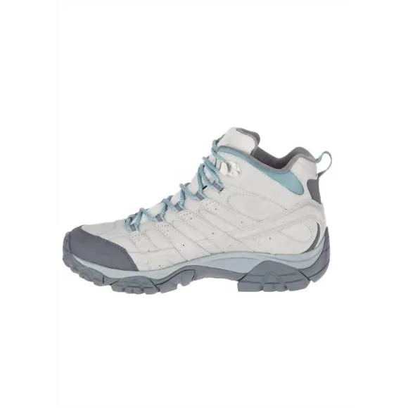 NEW MERRELL women's moab 2 prime mid waterproof shoes - medium in glacier