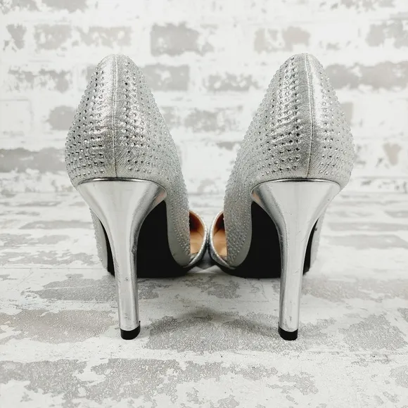 New MIA Ciana Pointed Toe Rhinestone Pump Shoes F983