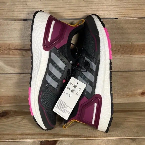 NEW Multiple Sizes Adidas UltraBoost C.RDY Black Pink Grey Low Top Shoes Q46489