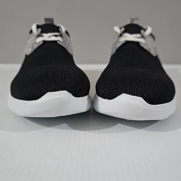 NEW Munro Sandi Sneaker Slip On Black Knit Cloud Gray Size 8.5 Narrow