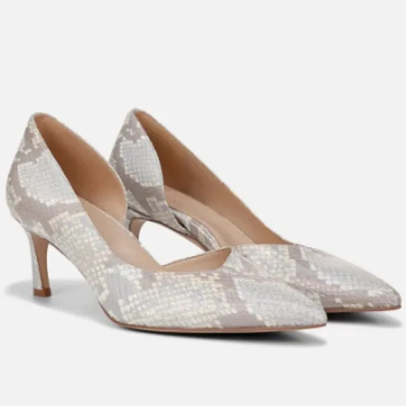new Naturalizer Faith Leather Pumps Pointed Toe Heels Shoes   254 392