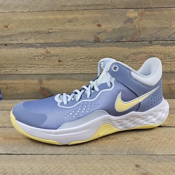 NEW Nike Fly.By Mid 3 Men's Basketball Shoes Ashen Slate/Grey/White/Citron Tint