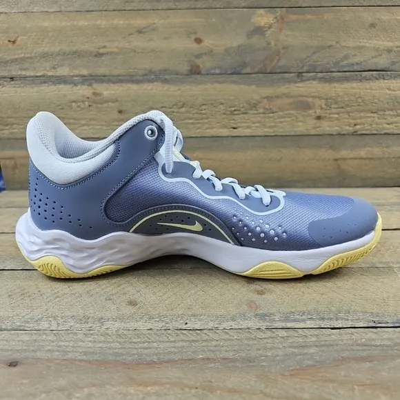 NEW Nike Fly.By Mid 3 Men's Basketball Shoes Ashen Slate/Grey/White/Citron Tint