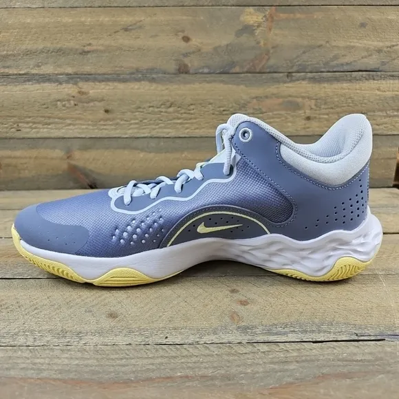 NEW Nike Fly.By Mid 3 Men's Basketball Shoes Ashen Slate/Grey/White/Citron Tint