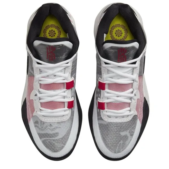 New Nike Kyrie 8 White University Red Low Top Sneakers Size 12