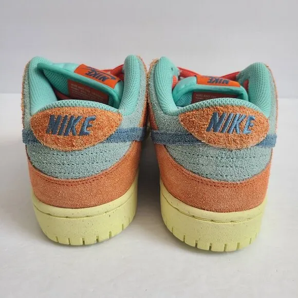 NEW Nike SB Dunk Low Shoes DV5429-800 Size 7.5 Orange Emerald Rise