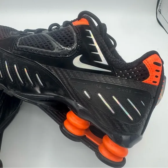 *New* Nike Shox Enigma 9000 Black Hyper Crimson Athletic Shoes