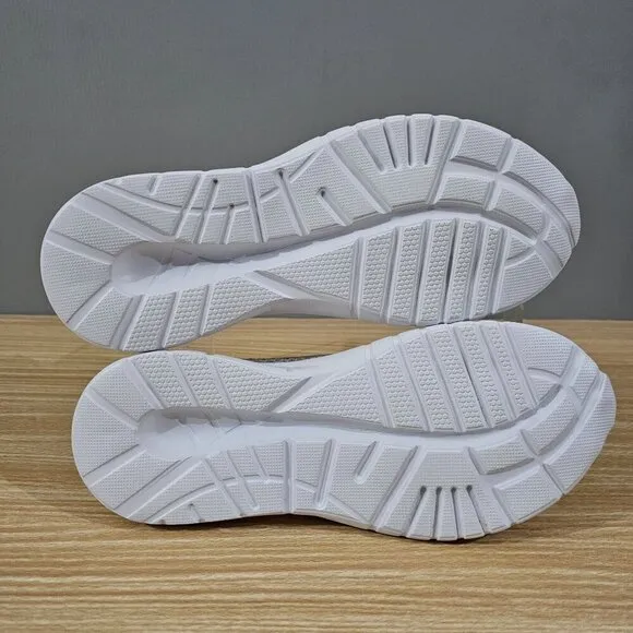 NEW Nisolo Athleisure Eco Knit Sneaker Womens Shoe Oatmeal White Size 7.5