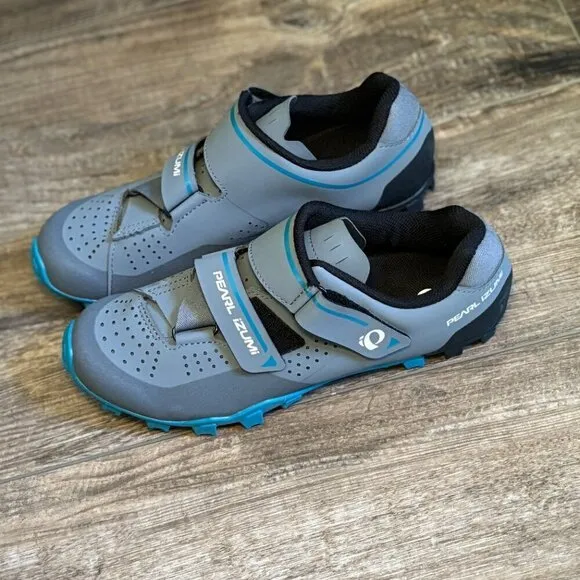 NEW PEARL IZUMI X-Alp Divide Moutain Bike Cycling Shoes Gray/Black Women's 42
