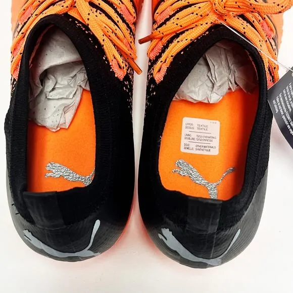 NEW Puma Kids Future 2.3 FG-AG Jr Neon Citrus Soccer Cleats Shoes Size 3.5