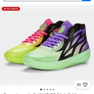 New Puma Lamelo Ball MB.02 Rick &amp; MortyBasketball Shoes