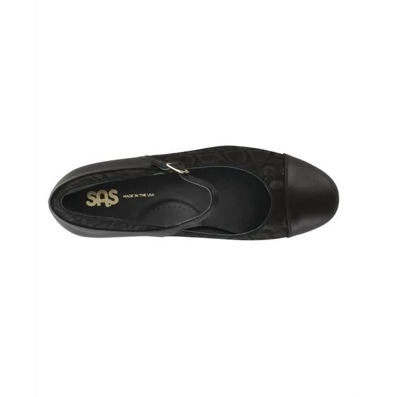 NEW SAS women's isabel shoes-narrow in black/snake