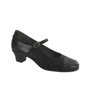 NEW SAS women's isabel shoes-narrow in black/snake