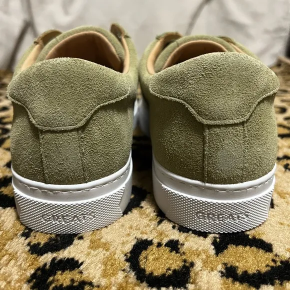 New The Greats Brooklyn green suede lace up men's shoes. Size US 9.5 NWOB