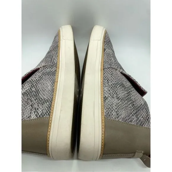 New TOMS Paxton Cobblestone Snake Printed Suede Women’s Chukka Size 10