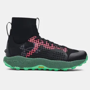 NEW Under Armour Black/Pink/Green UA HOVR DS Ridge Trek Trail Running Shoes 10