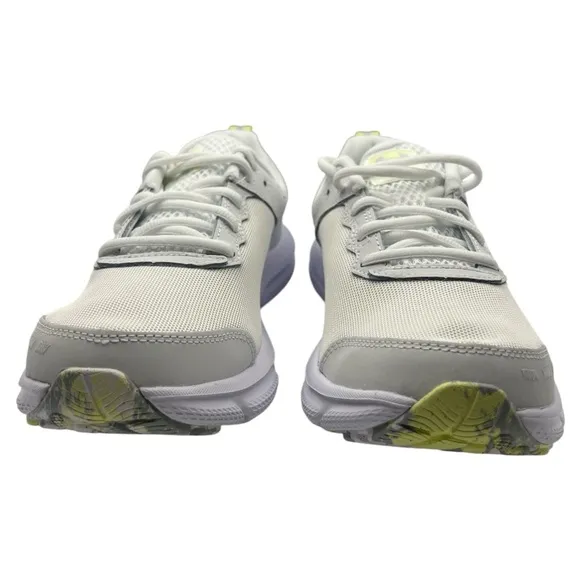 New Under Armour Charged Assert 10 White Sonic Yellow Women’s 8.5