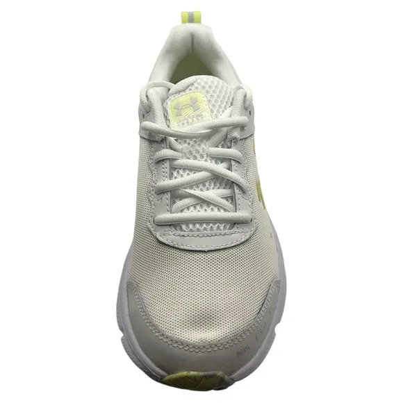 New Under Armour Charged Assert 10 White Sonic Yellow Women’s 8.5