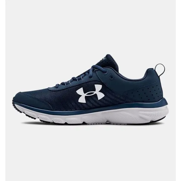 New! UNDER ARMOUR Men's Charged Assert 8 Sneakers Running Shoes Blue 8.5 NWOB