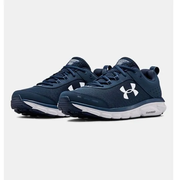 New! UNDER ARMOUR Men's Charged Assert 8 Sneakers Running Shoes Blue 8.5 NWOB