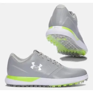 NEW Under Armour UA Performance Spikeless Golf Shoes Steel/Lime Fizz Womens 7