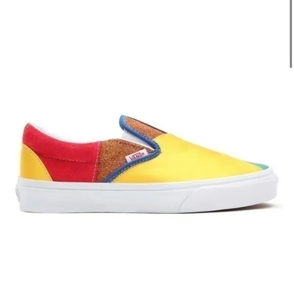 NEW Vans (3TB44B) Pride Classic Slip-On Shoes -Patchwork Size 6.5 Women’s