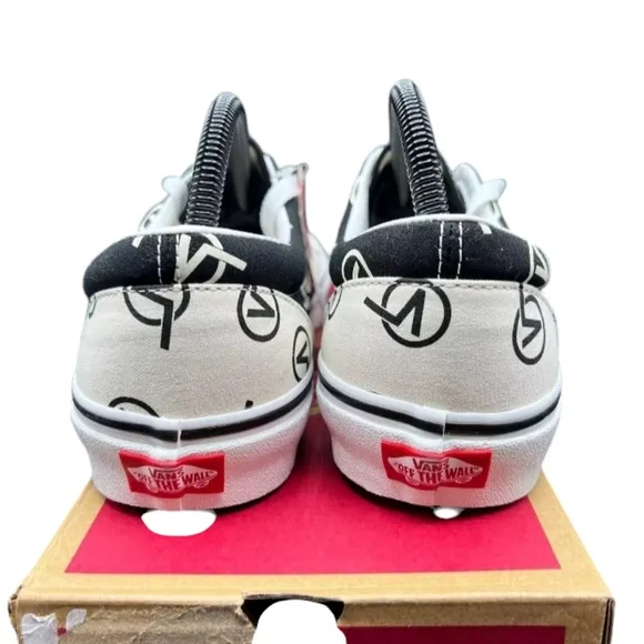 NEW Vans Circle V Era Mens Womens 10.5 Sneakers VN0A4BV417H Black/Marshmallow
