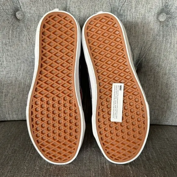 NEW Vans Mens Sk8-Hi Fair Isle Blue High Top Lace Up Skate Sneaker Shoes 5.5