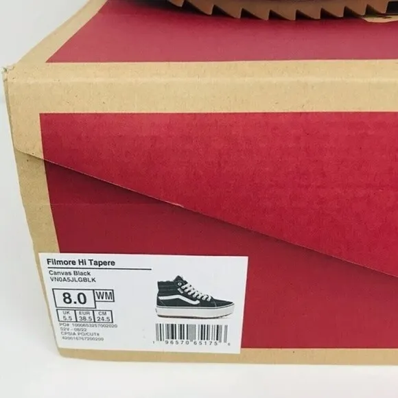 New! Vans Women's Filmore Hiker Platform High Top Lug Sole Sneaker Shoes