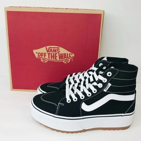 New! Vans Women's Filmore Hiker Platform High Top Lug Sole Sneaker Shoes