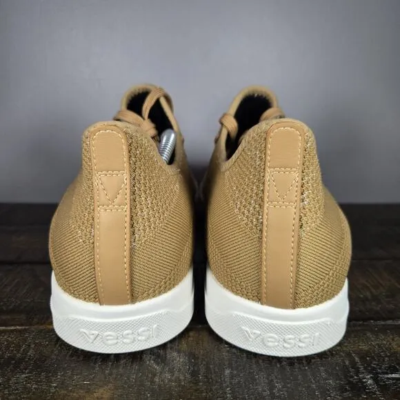 NEW Vessi Weekend Sneaker Mens Size 13 Waterproof Shoes Sneakers Oak Brown White