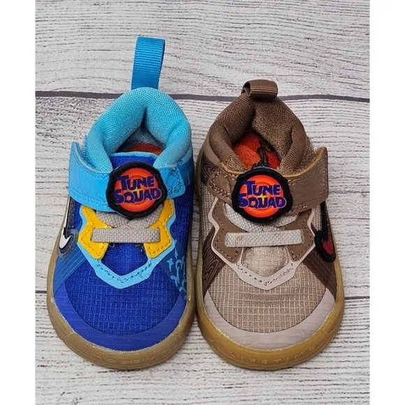 NEW WITH BOX!! Nike‎ Lebron XVIII Low (TD) Space Jam shoes toddler size 3C