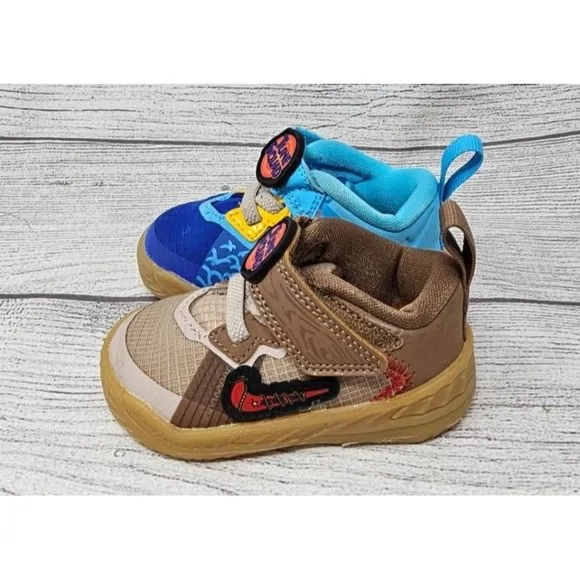 NEW WITH BOX!! Nike‎ Lebron XVIII Low (TD) Space Jam shoes toddler size 3C