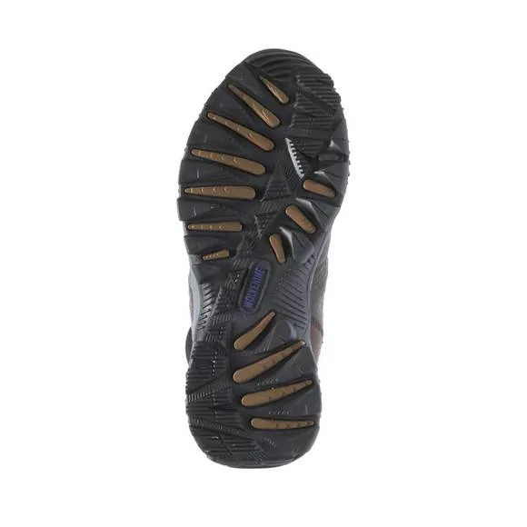 NEW WOLVERINE men's kingmont composite toe hiker shoes - medium in dark brown/bl