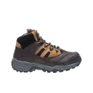 NEW WOLVERINE men's kingmont composite toe hiker shoes - medium in dark brown/bl