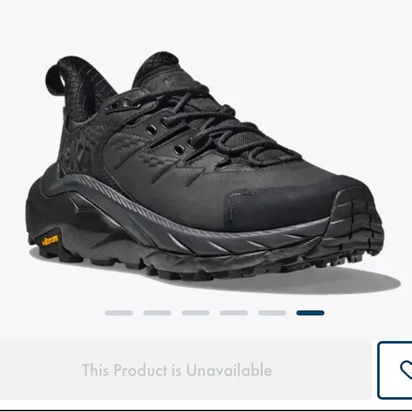 NEW Women’s Hoka Kaha 2 Low GTX all black size 6.5